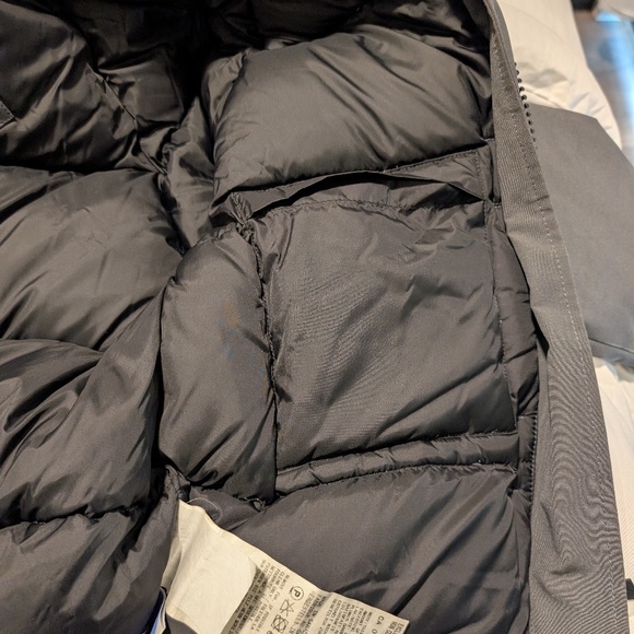 Canada Goose Gray Puffer Jacket with Fur Trim - Picture 3 of 11